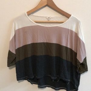 Multi-coloured Wilfred cropped tee